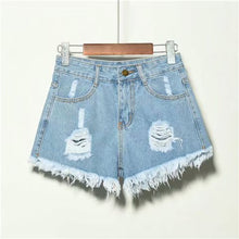 Charger l&#39;image dans la galerie, High Waist Short Jean
