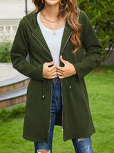 Charger l&#39;image dans la galerie, Solid Color Hoodie Fluff Scratch Jacket Jacket Cardigan
