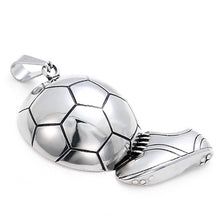 Load image into Gallery viewer, Sneakers football shot pendant necklace
