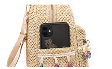 Charger l&#39;image dans la galerie, New Small Shoulder Casual Woven Bag Fashion Seaside Holiday Female Bag
