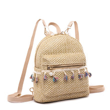 Charger l&#39;image dans la galerie, New Small Shoulder Casual Woven Bag Fashion Seaside Holiday Female Bag
