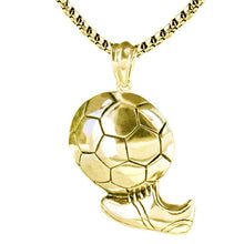 Load image into Gallery viewer, Sneakers football shot pendant necklace
