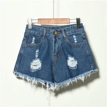 Charger l&#39;image dans la galerie, High Waist Short Jean
