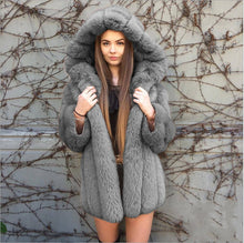 Load image into Gallery viewer, Faux Fur Coat
