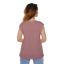 Charger l&#39;image dans la galerie, Women’s Flowy Rolled Cuffs Muscle Tee
