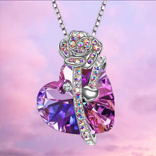 Load image into Gallery viewer, Rose Pendant Necklace
