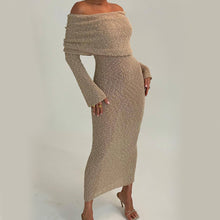 Charger l&#39;image dans la galerie, Long-sleeved Knitted Dresses
