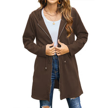 Charger l&#39;image dans la galerie, Solid Color Hoodie Fluff Scratch Jacket Jacket Cardigan
