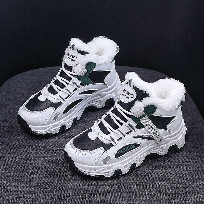 Fashion Warm Velvet Fleece Sneakers