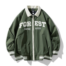 Load image into Gallery viewer, Lapel Baseball Jacket
