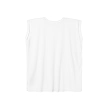 Load image into Gallery viewer, Women’s Flowy Rolled Cuffs Muscle Tee
