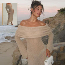 Load image into Gallery viewer, Long-sleeved Knitted Dresses
