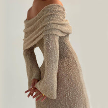 Load image into Gallery viewer, Long-sleeved Knitted Dresses
