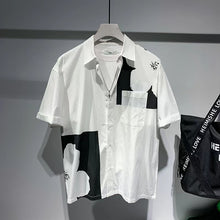 Load image into Gallery viewer, Design Contrast Short-sleeved Shirt For Men
