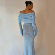 Load image into Gallery viewer, Long-sleeved Knitted Dresses
