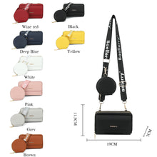 Load image into Gallery viewer, 2 Piece  Crossbody Zipper Shoulder Bag
