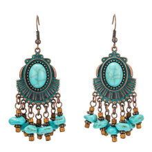 Load image into Gallery viewer, Tassel Round Earring
