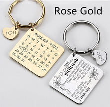 Load image into Gallery viewer, Personality Calendar Keychain
