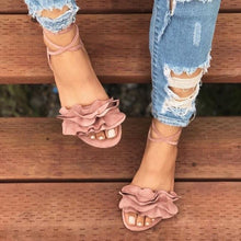 Charger l&#39;image dans la galerie, Fashion Flower Flat Sandals
