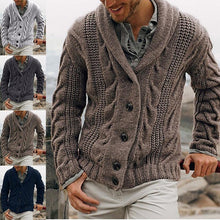 Load image into Gallery viewer, Knitted cardigan sweater
