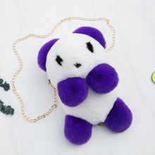 Load image into Gallery viewer, Panda plush diagonal bag
