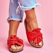 Load image into Gallery viewer, Flat Bow Sandal
