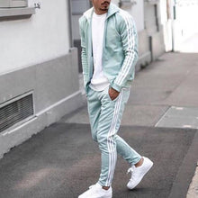 Load image into Gallery viewer, Patchwork Streetwear Tracksuit
