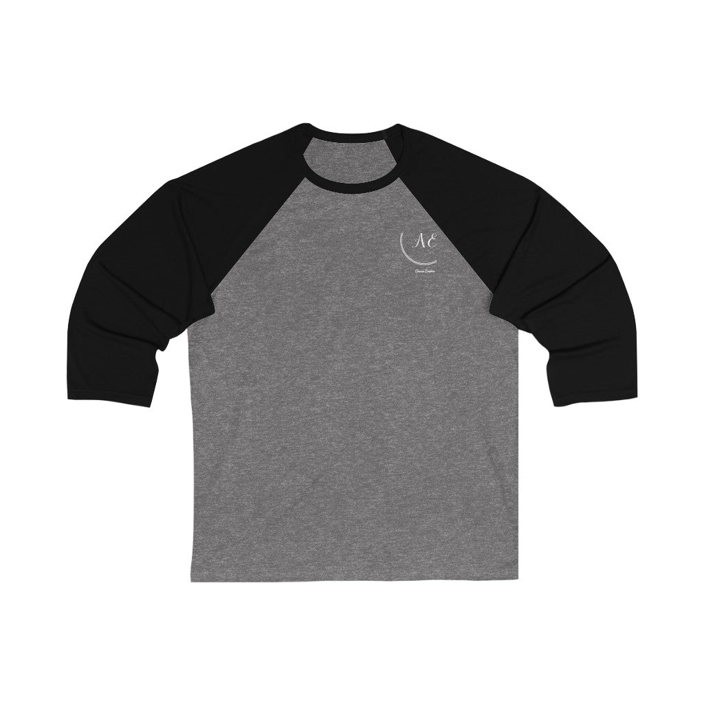 Unisex 3\4 Sleeve Baseball Tee