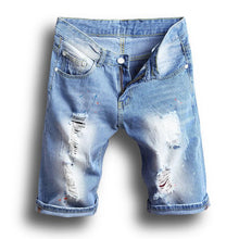 Load image into Gallery viewer, Men&#39;s Shorts Ripped Jean
