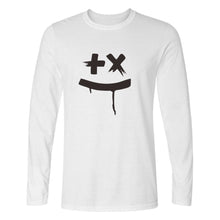 Load image into Gallery viewer, Men&#39;s Smiley Face Print Long-Sleeved T-Shirt
