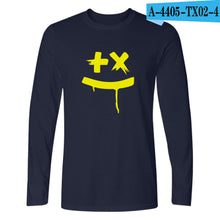 Load image into Gallery viewer, Men&#39;s Smiley Face Print Long-Sleeved T-Shirt
