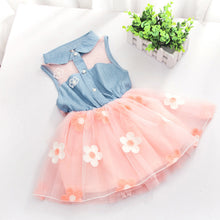 Load image into Gallery viewer, Pure Color Flower Princess Puffy Skirts
