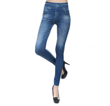 Load image into Gallery viewer, fashion women jean leggings
