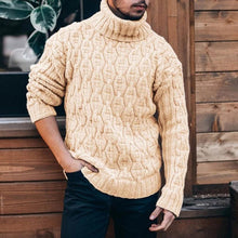 Load image into Gallery viewer, Turtleneck Knitted Sweater
