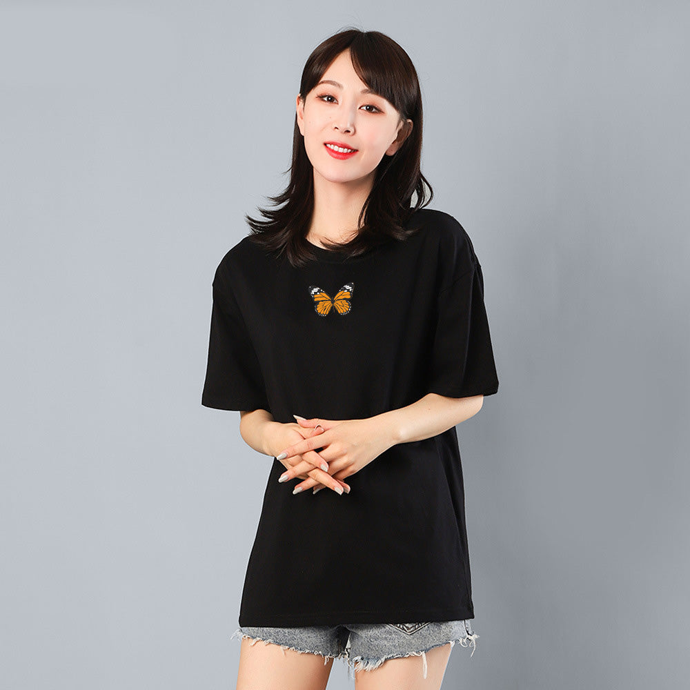 Butterfly print T-shirt