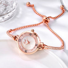 Charger l&#39;image dans la galerie, Temperament Round Diamond Ladies watch
