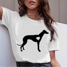 Load image into Gallery viewer, Kawaii Dog Digital Print T-shirt
