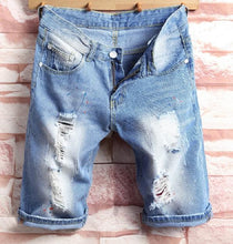 Load image into Gallery viewer, Men&#39;s Shorts Ripped Jean
