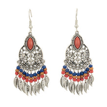 Load image into Gallery viewer, Tassel Round Earring
