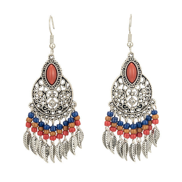 Tassel Round Earring