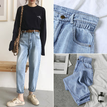 Charger l&#39;image dans la galerie, Jeans Women Loose Jean Pants Retro
