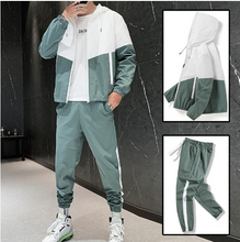 Load image into Gallery viewer, Patchwork Streetwear Tracksuit
