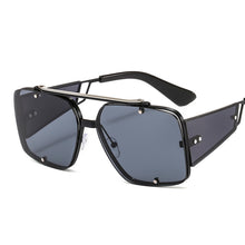 Load image into Gallery viewer, Retro Metal Big Frame Sunglasses Popular In Europe And America
