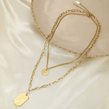 Load image into Gallery viewer, Multilayer Pendant Clavicle Necklace
