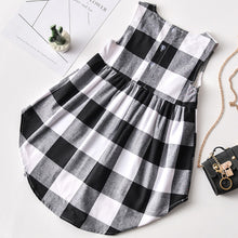 Load image into Gallery viewer, Girl Skirt Plaid Dress
