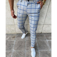 Load image into Gallery viewer, Men&#39;s Simple Plaid Pants
