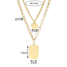 Load image into Gallery viewer, Multilayer Pendant Clavicle Necklace
