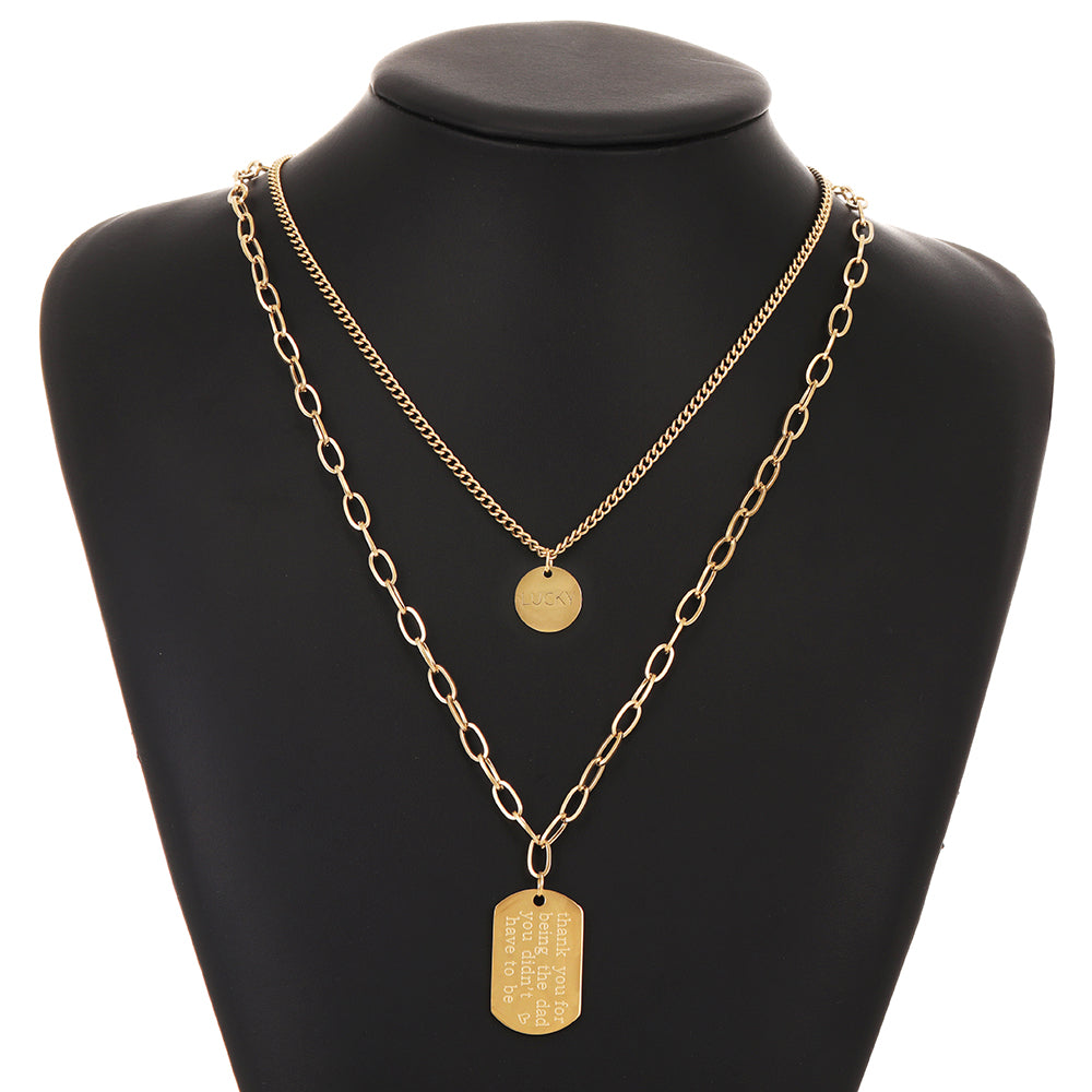 Multilayer Pendant Clavicle Necklace