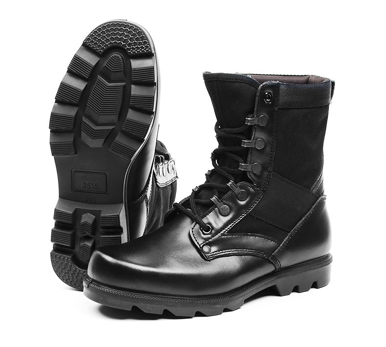 Leather Combat Boots