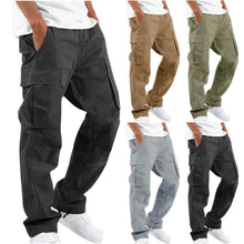 Charger l&#39;image dans la galerie, Men&#39;s Workwear Drawstring Multi-pocket Casual Pants
